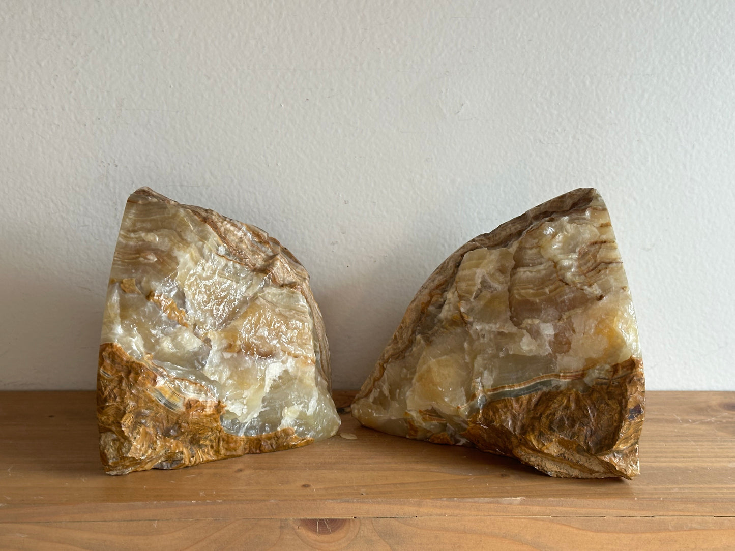 Real Stone Bookends