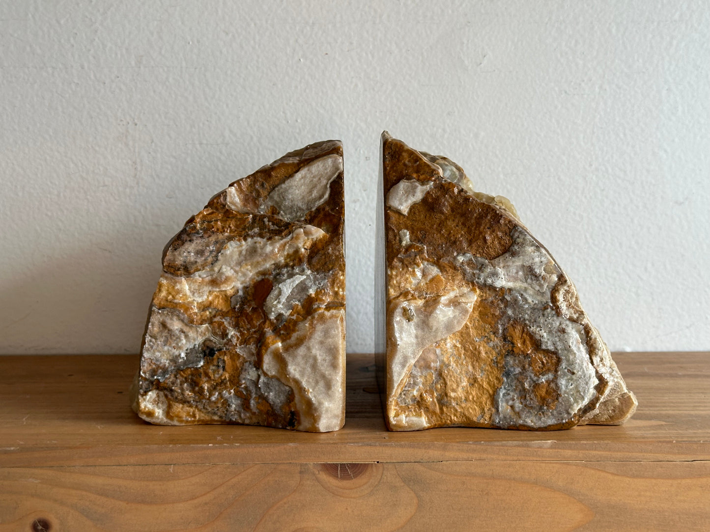 Real Stone Bookends