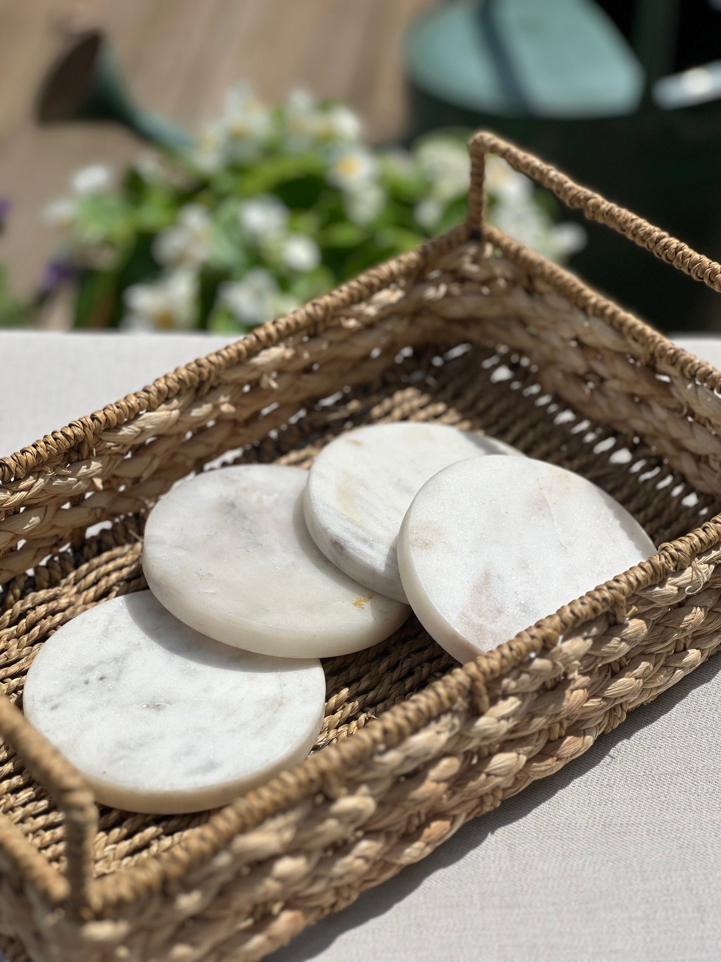 Set of 4 Marble Coasters