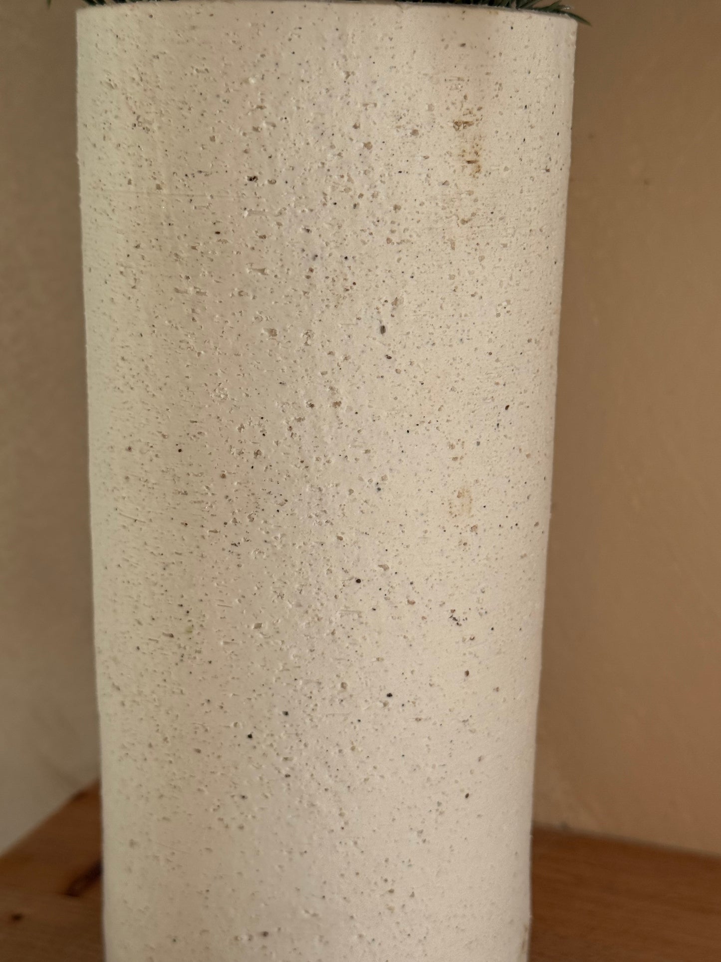 Textured White Vessel