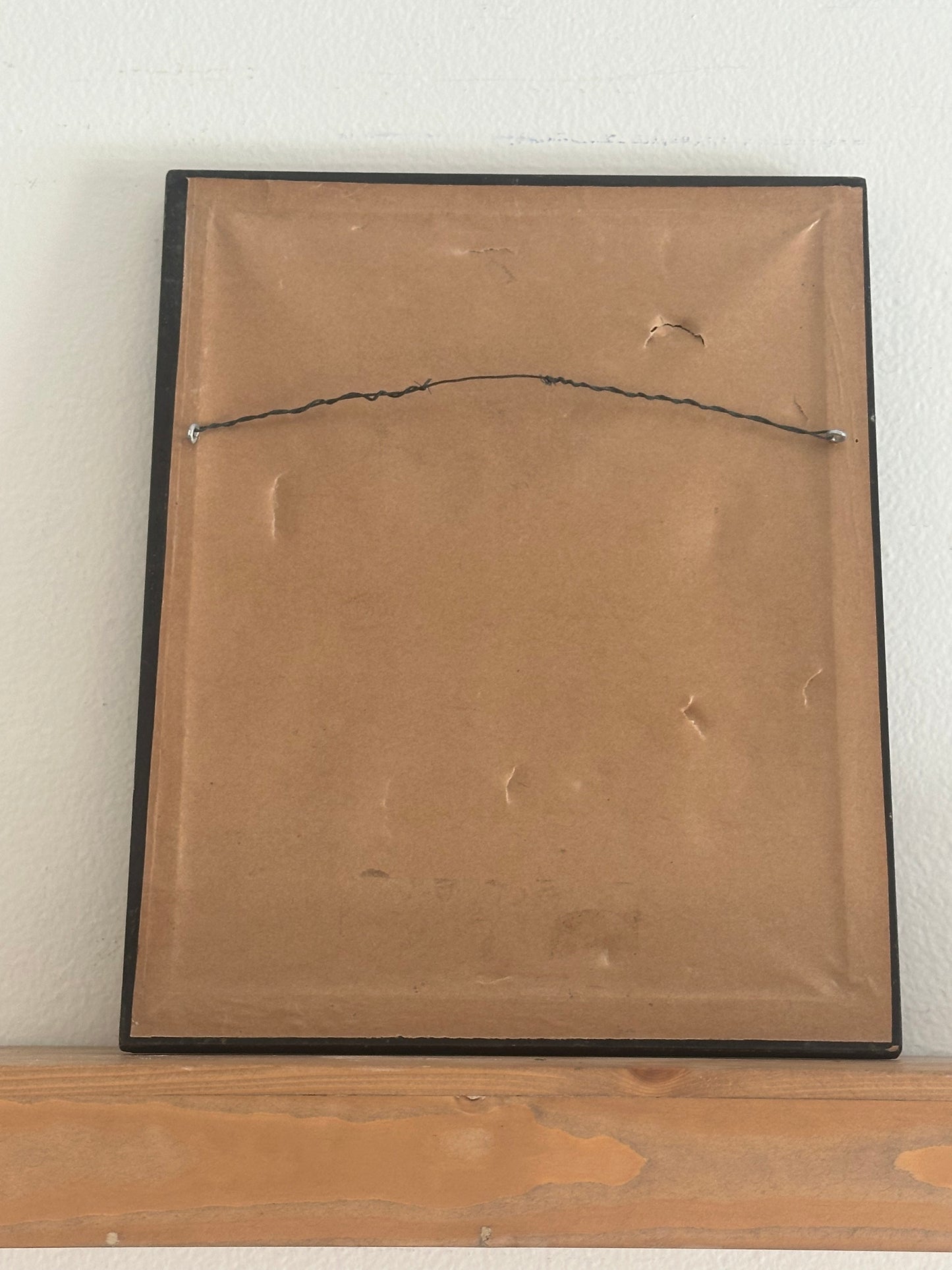 “My Gems” Print By William Michael Harnett in Teal Wood Frame
