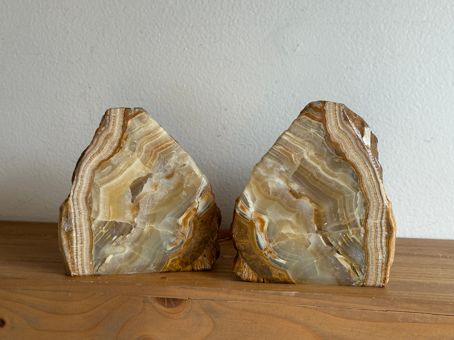 Real Stone Bookends