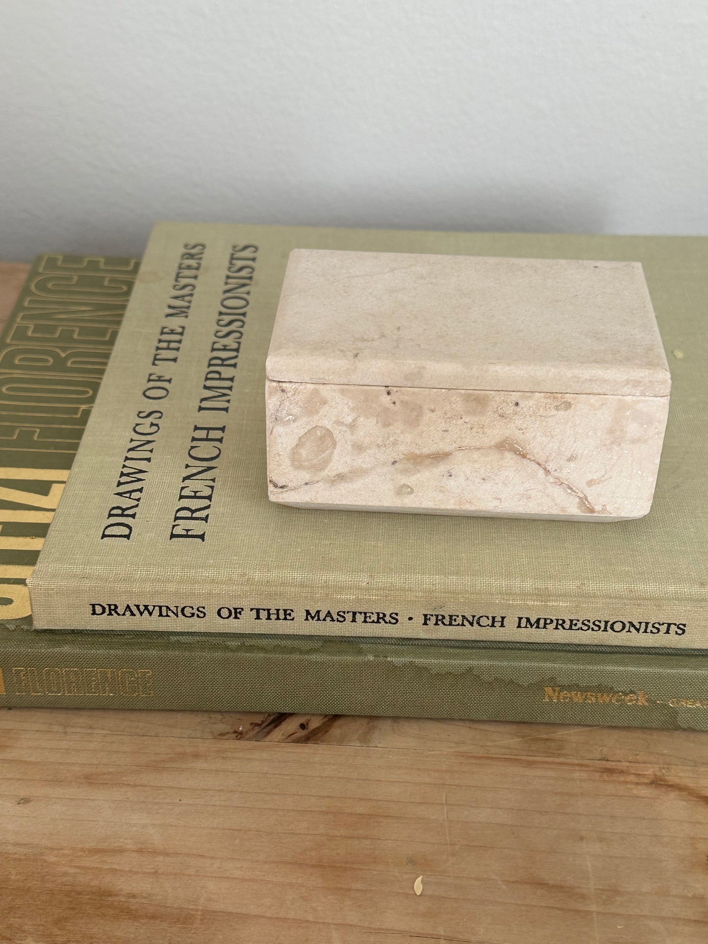 Small Travertine Box