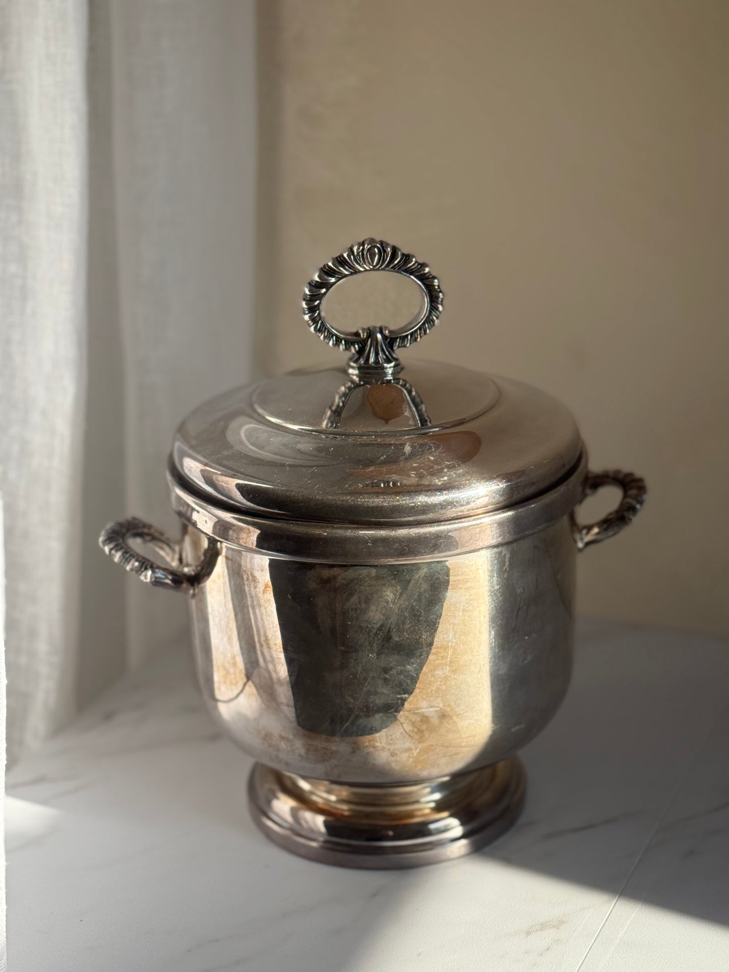 Vintage Silver Plated Champagne Ice Bucket