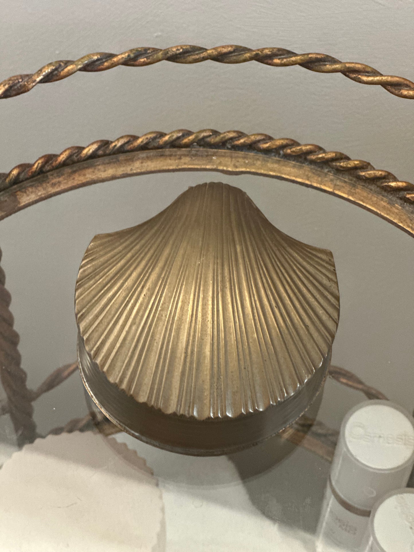 Brass Seashell Box