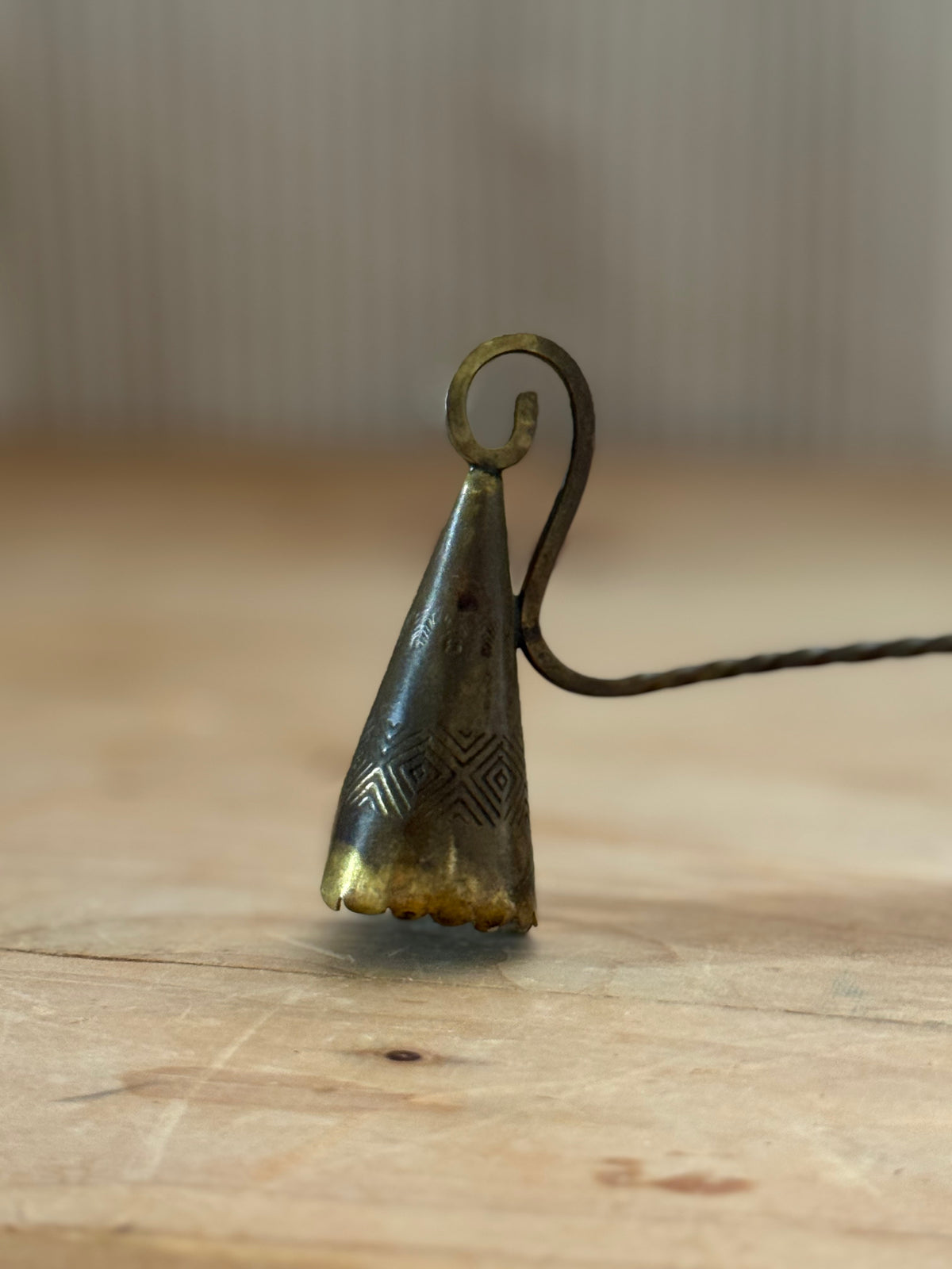 Antique Brass Candle Snuffer