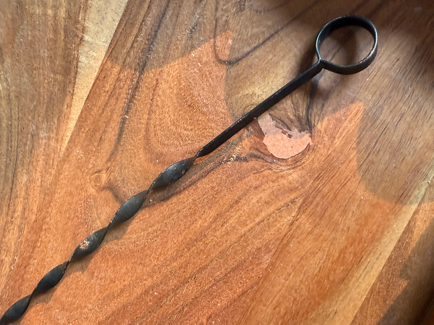 Black Curled Metal Candle Snuffer