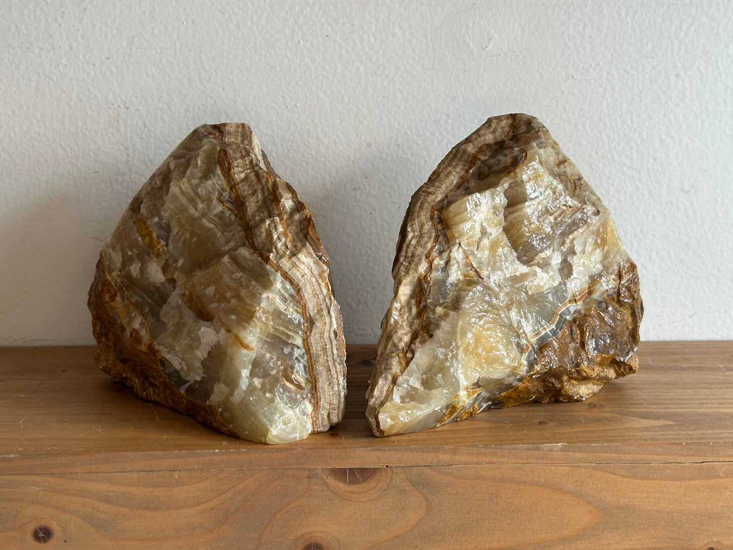 Real Stone Bookends