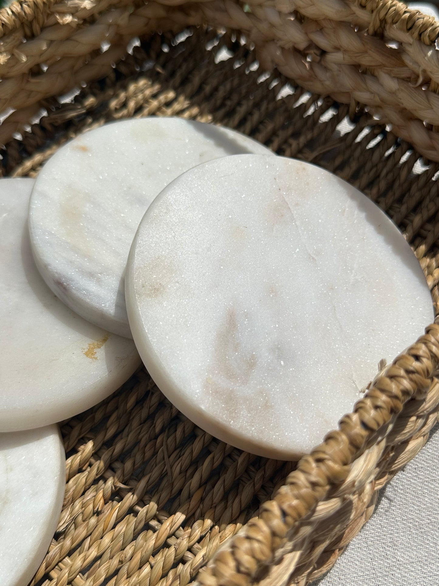 Set of 4 Marble Coasters