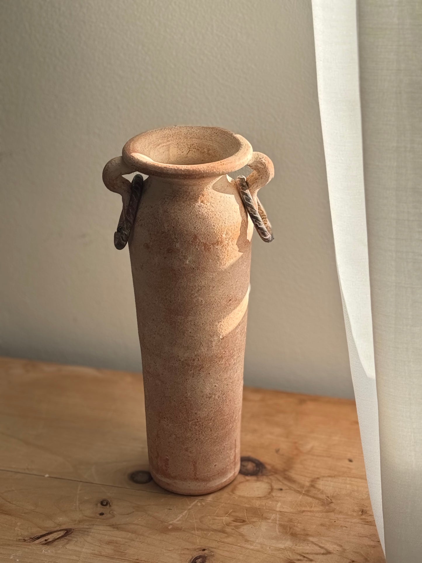 Terracotta Amphora Vase