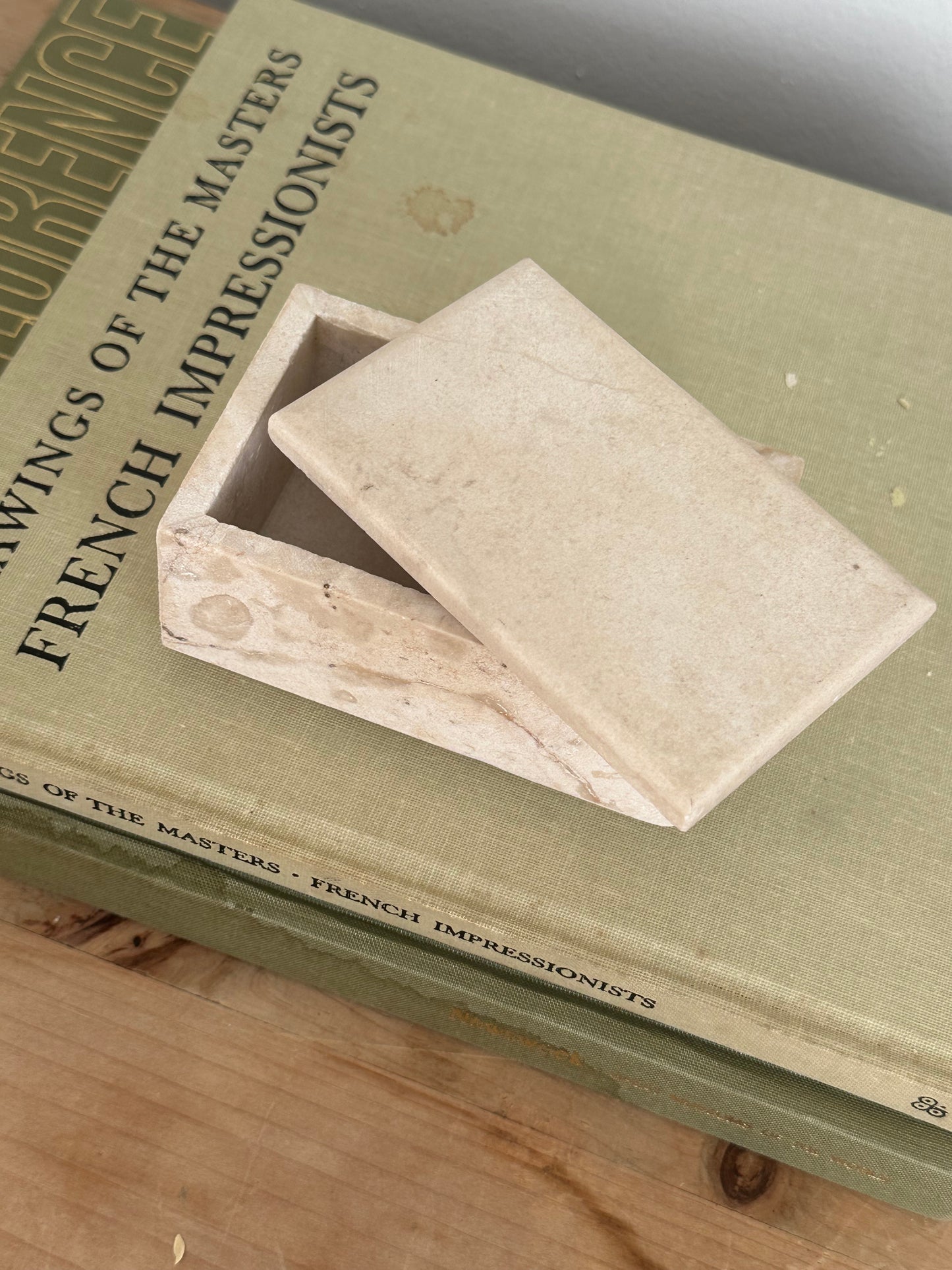 Small Travertine Box