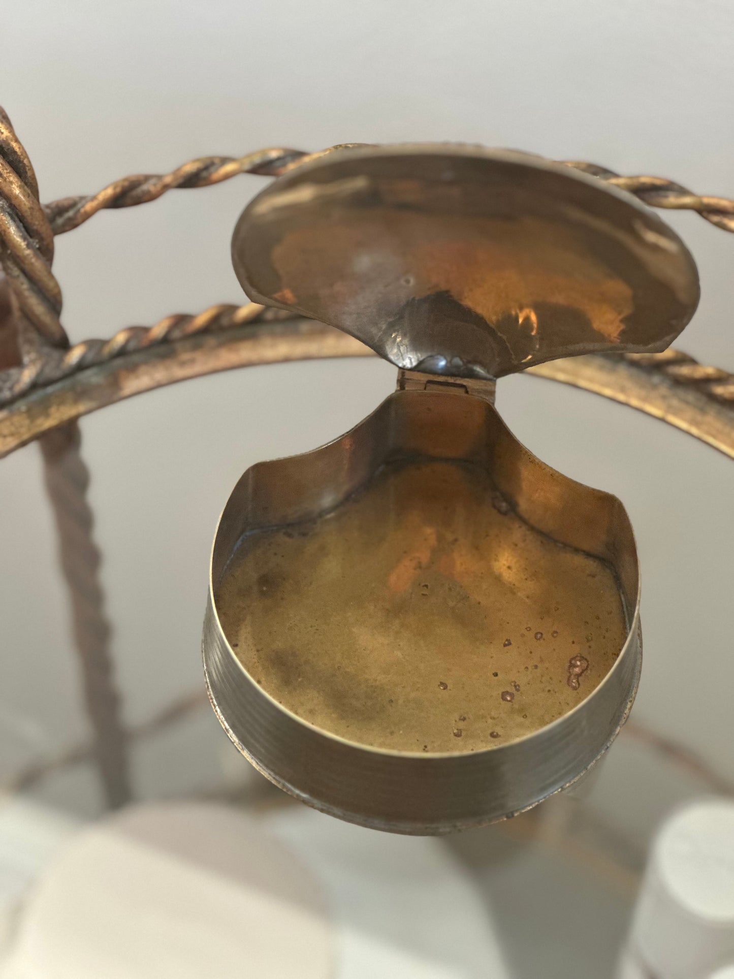 Brass Seashell Box