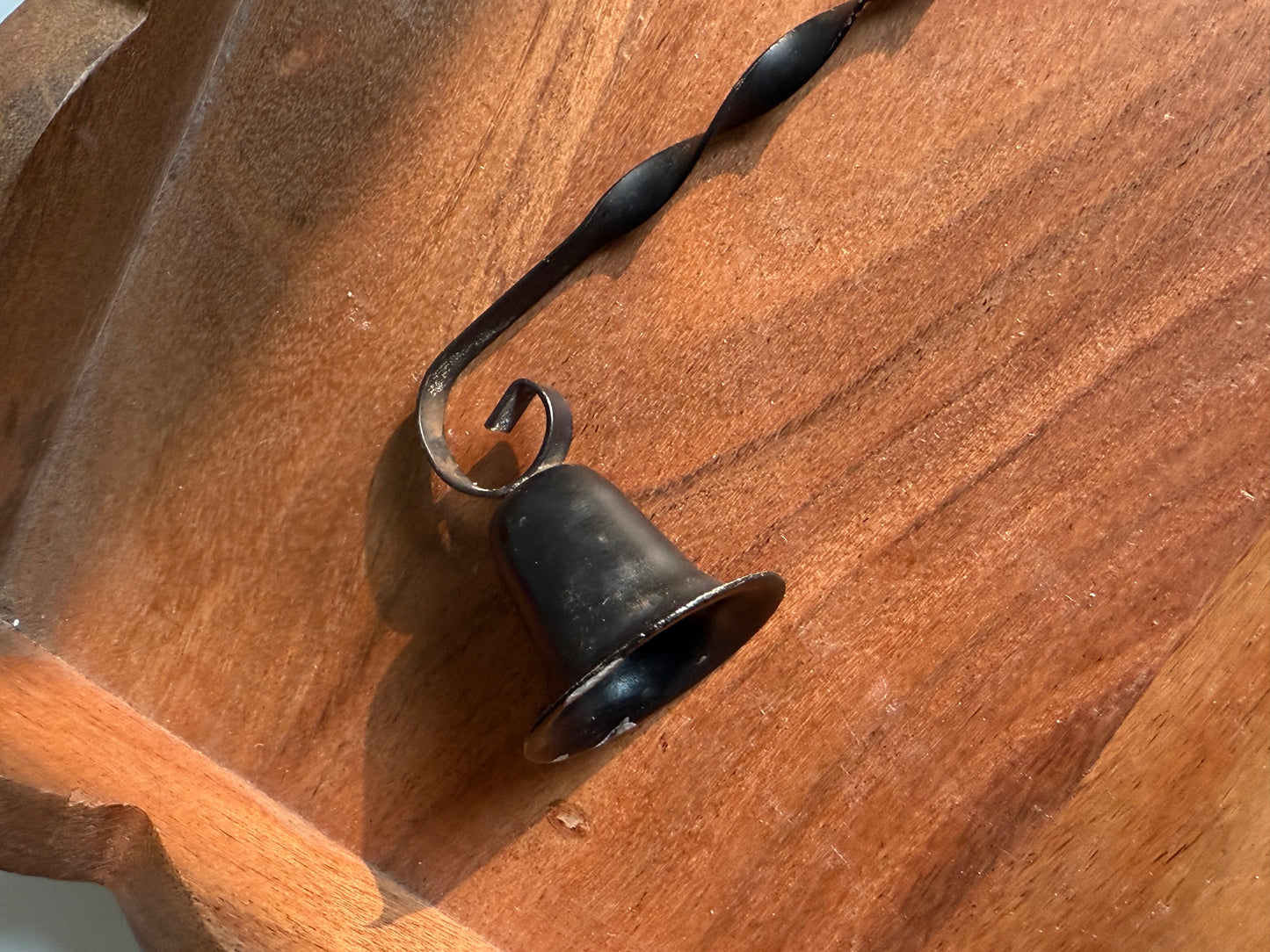Black Curled Metal Candle Snuffer