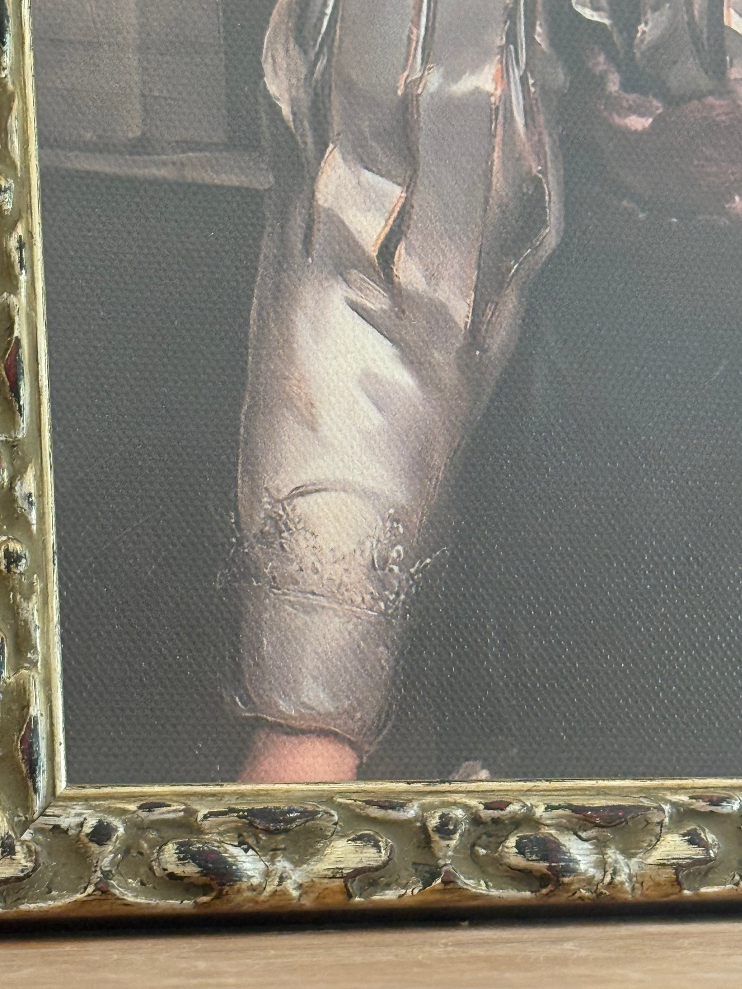 Pair of Vintage Frames with Portrait Paintings (reprinted on canvas)