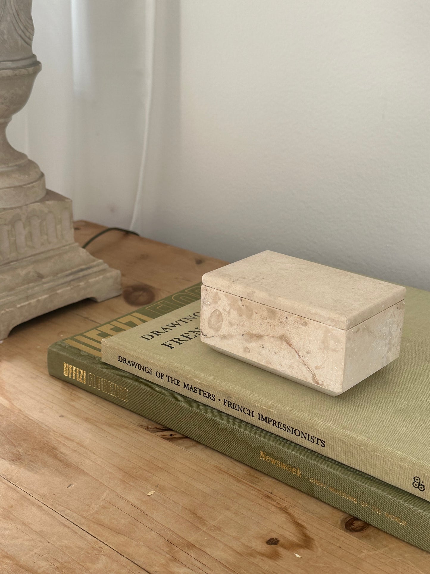 Small Travertine Box