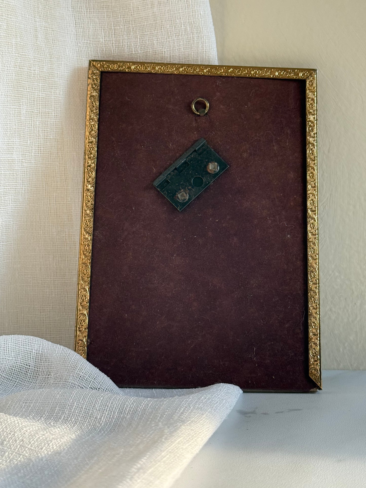 Antique Frame with Still Life Print