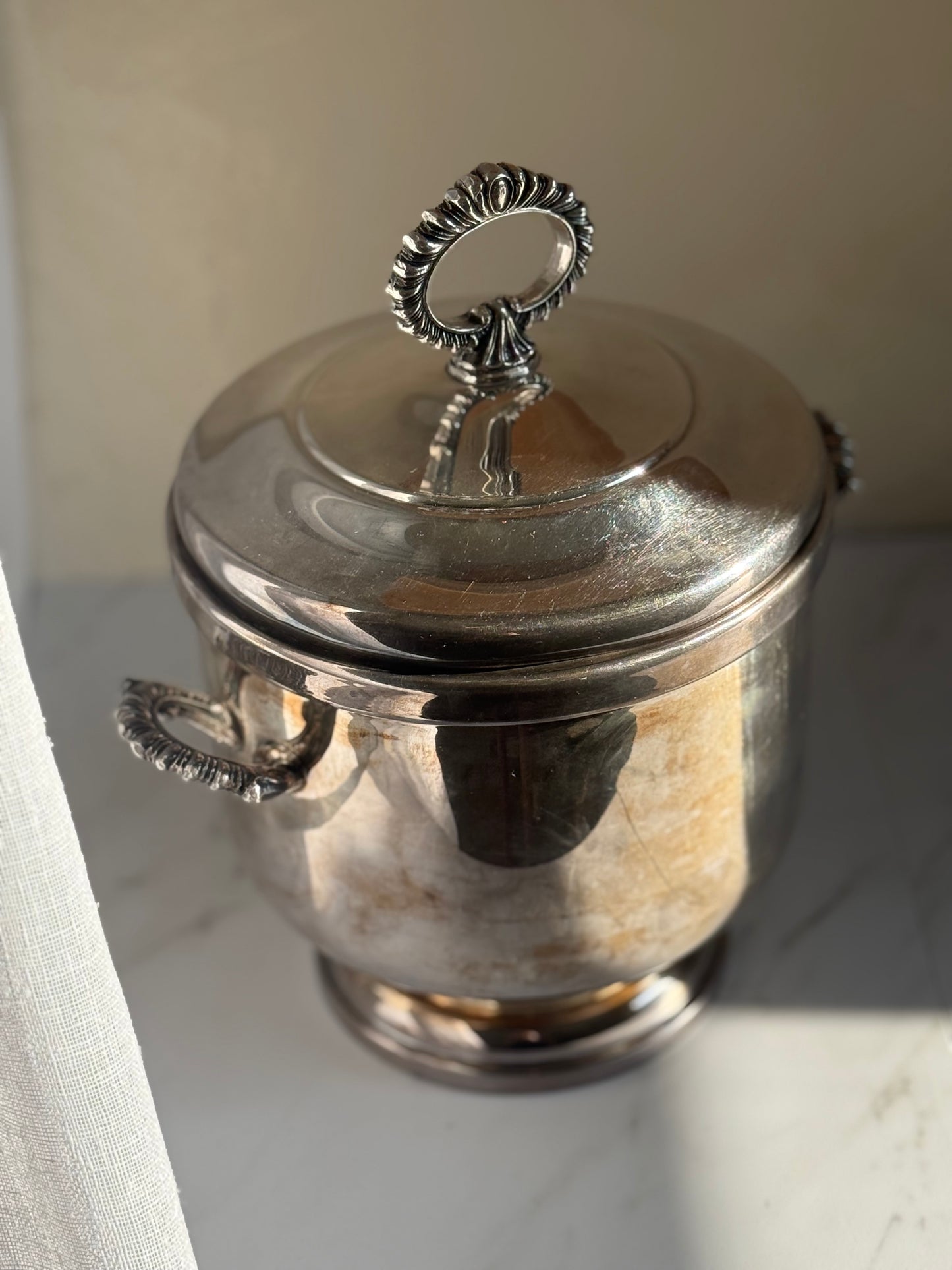 Vintage Silver Plated Champagne Ice Bucket