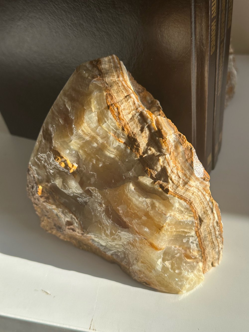 Real Stone Bookends