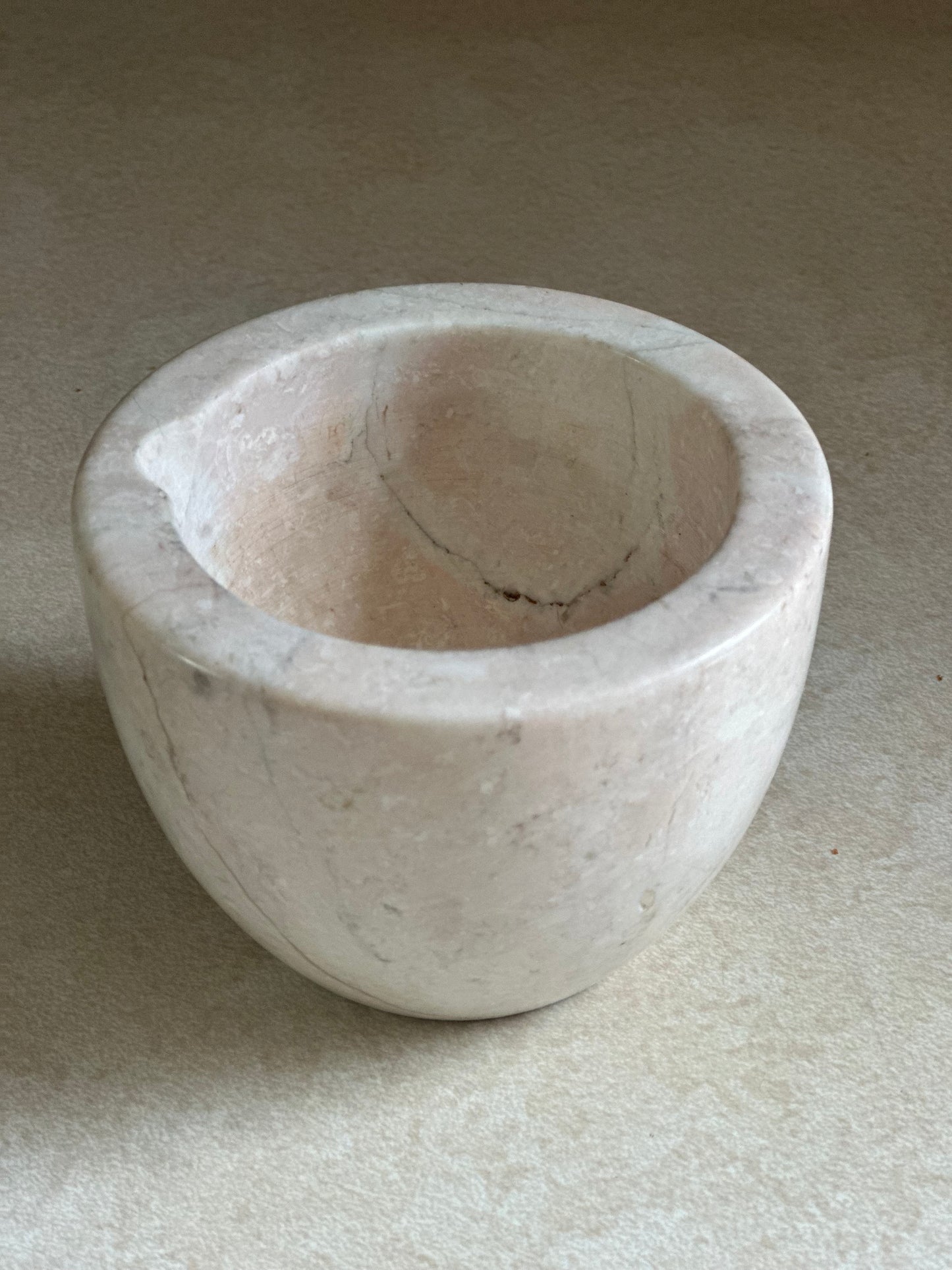 Travertine Mortar (No Pestle)