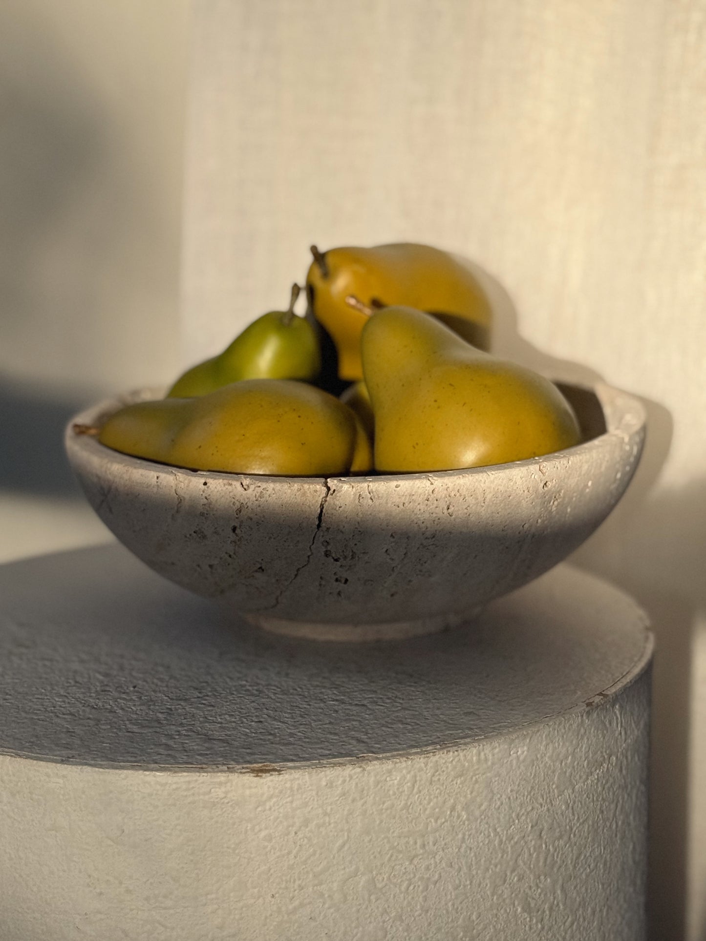 Travertine Stone Bowl