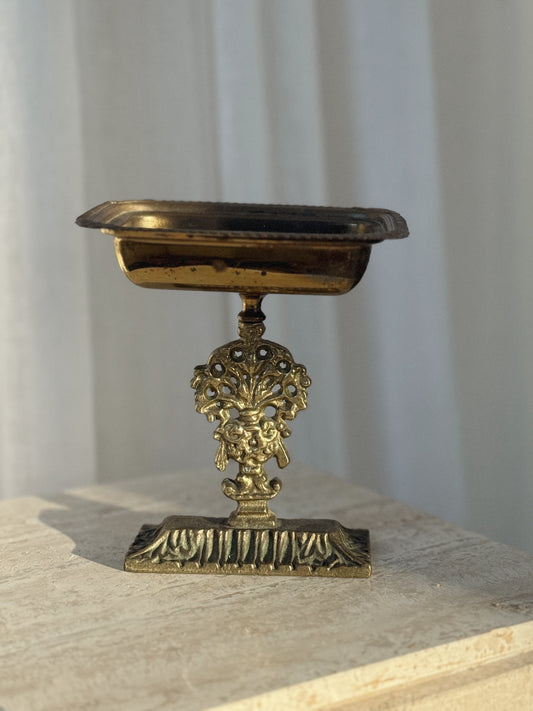 Antique Brass Soap Dish