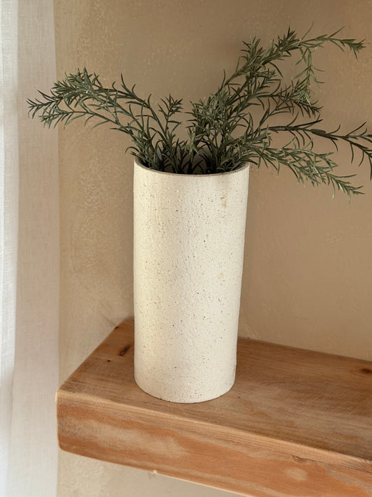 Textured White Vessel