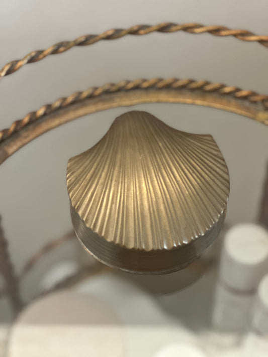 Brass Seashell Box