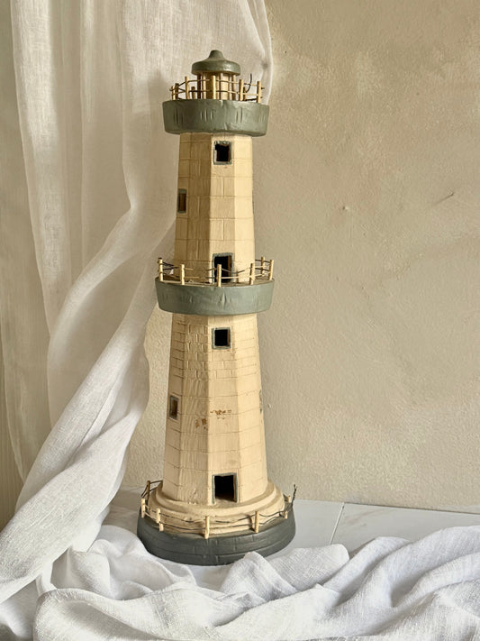 Large Rustic Wooden Lighthouse