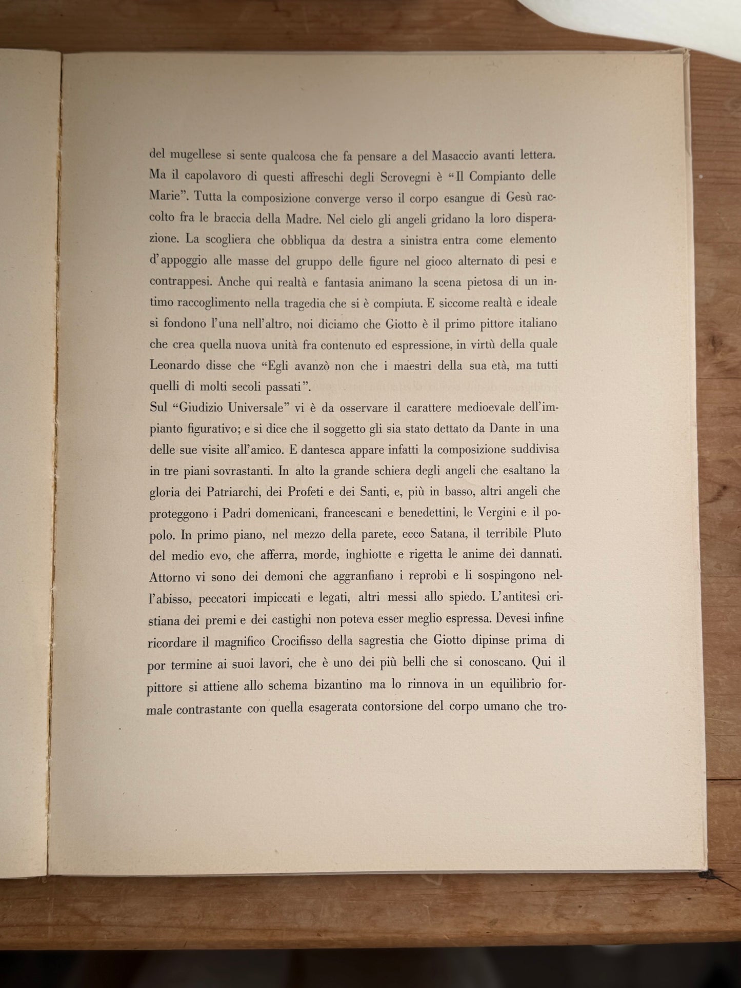 Italian Giotto Artist Book