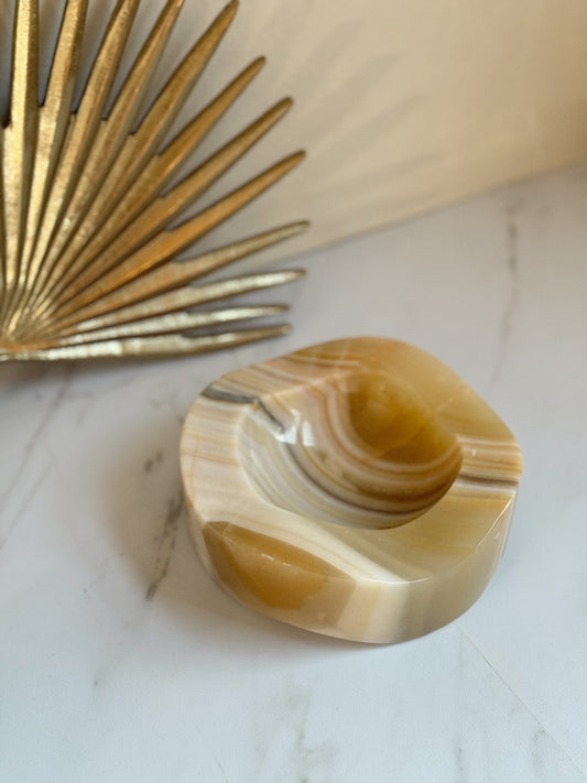 Vintage Onyx Bowl