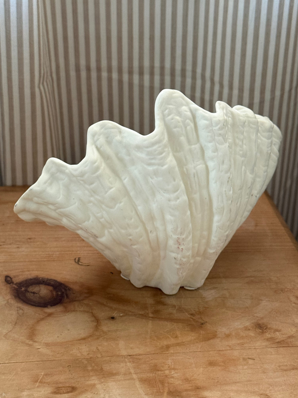 Porcelain Seashell Candle Holder