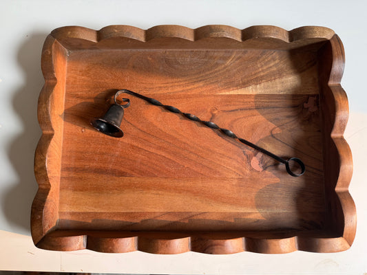 Black Curled Metal Candle Snuffer