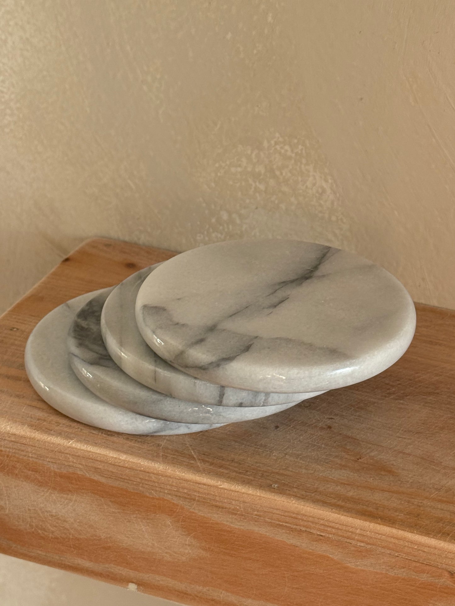 Set of 4 Marble Coasters