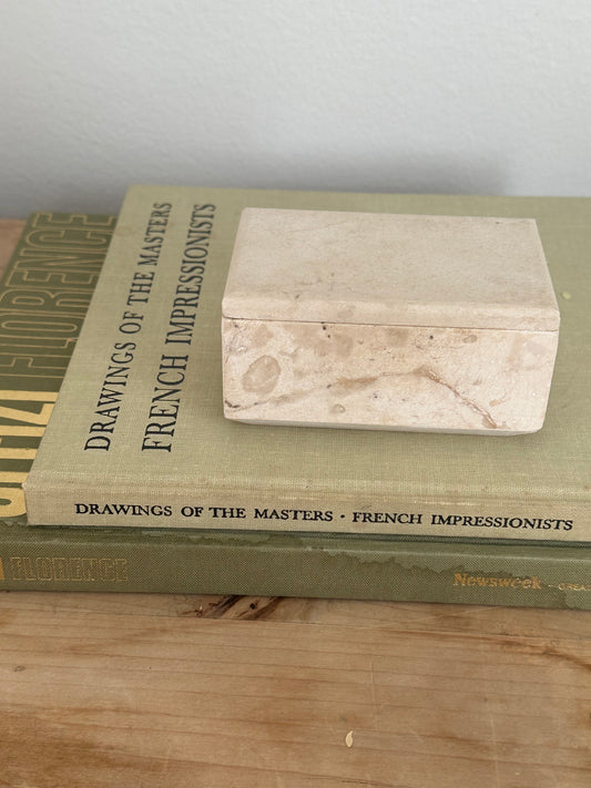 Small Travertine Box