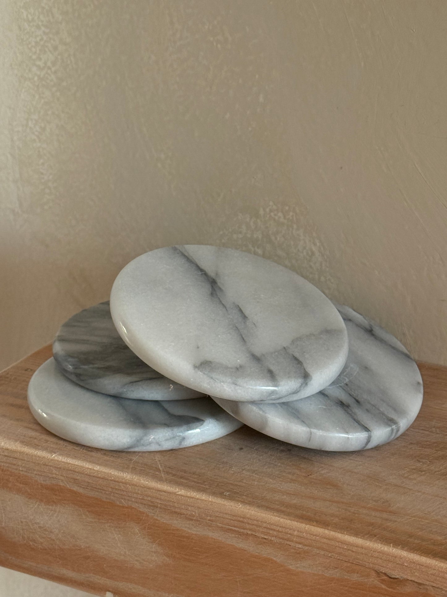 Set of 4 Marble Coasters