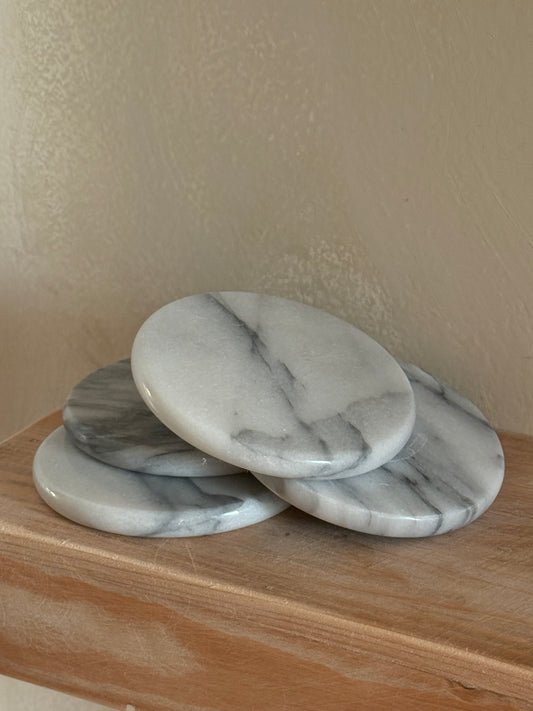 Set of 4 Marble Coasters