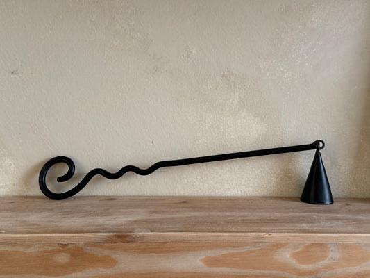 Modern Oversized Matte Black Camdle Snuffer