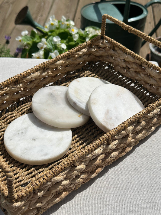 Set of 4 Marble Coasters