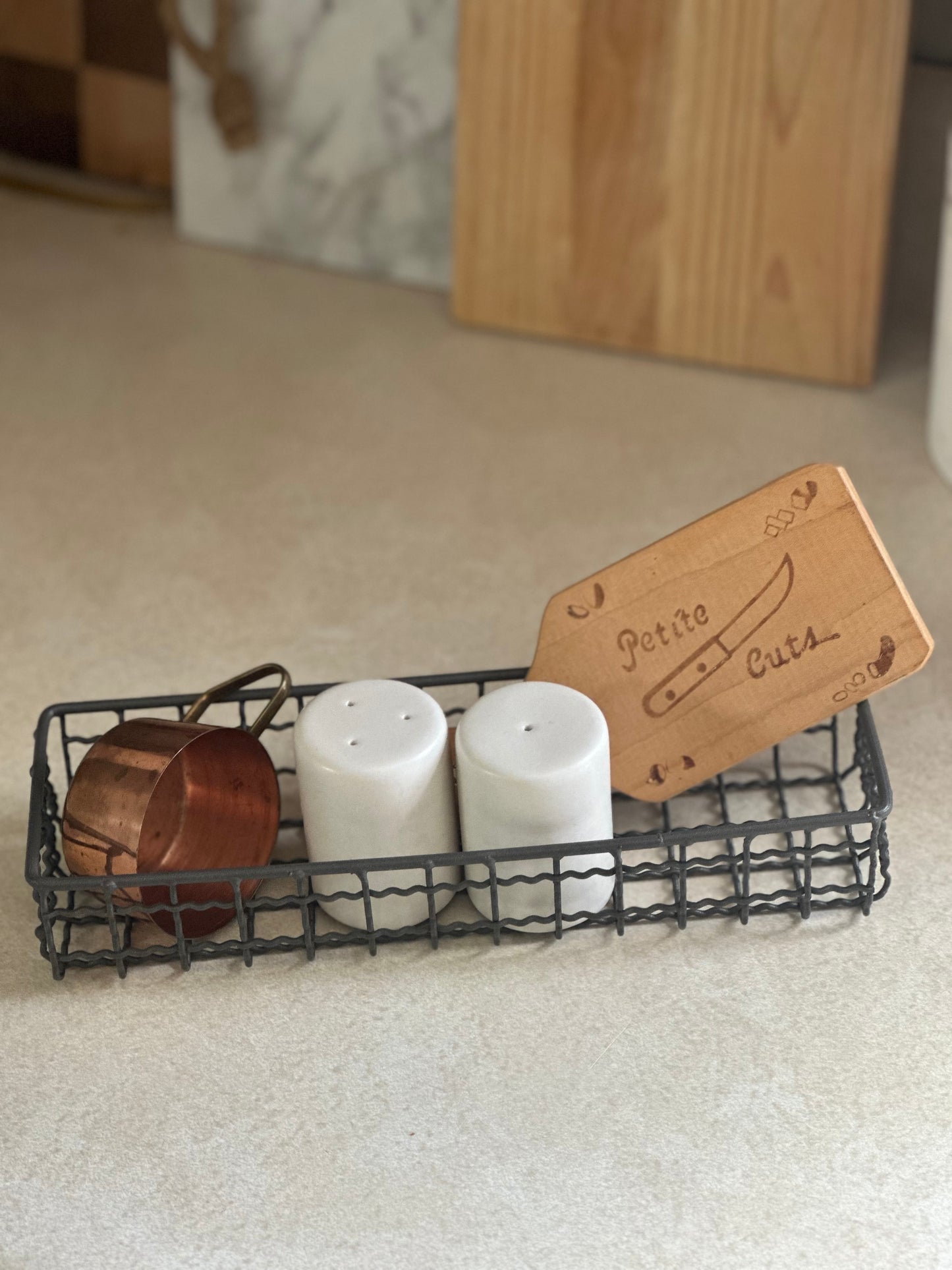 Ceramic Salt + Pepper Shakers