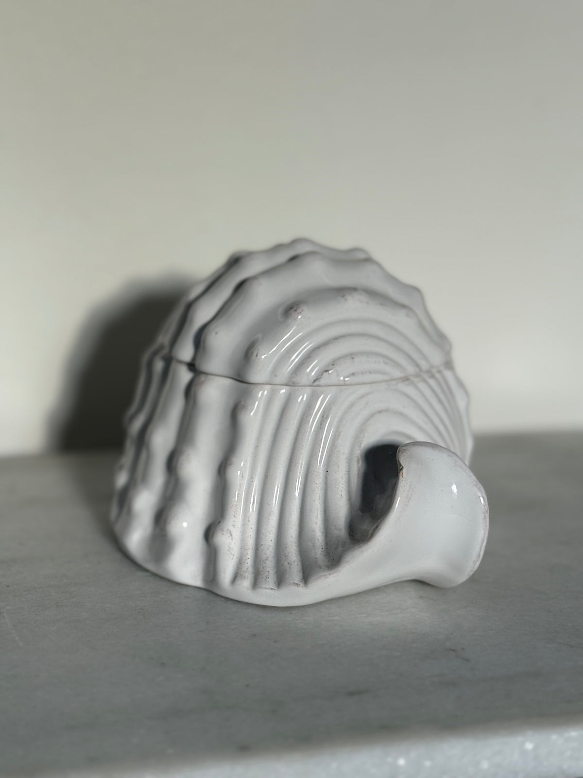 Ceramic Seashell Cookie Jar