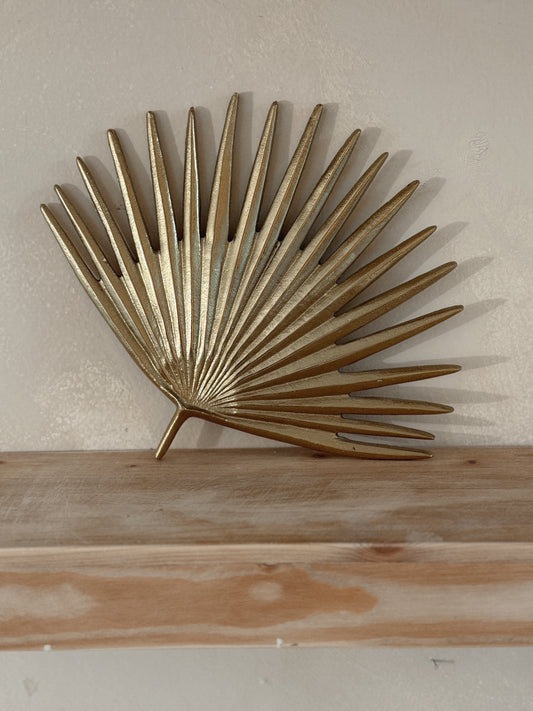 Gold Palm Leaf Wall Hanging