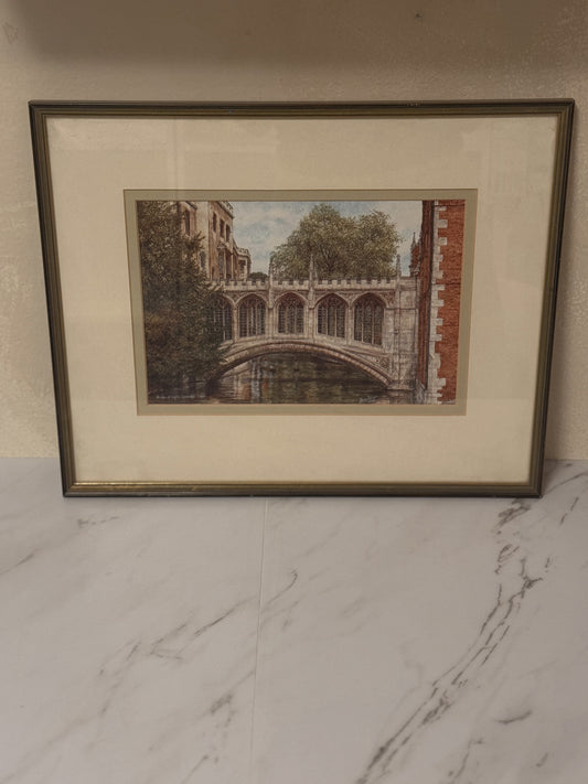 Cambridge Artwork In Vintage Frame
