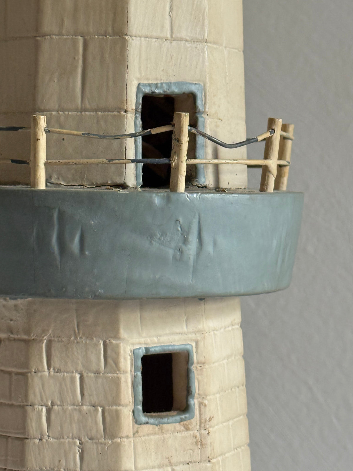 Large Rustic Wooden Lighthouse