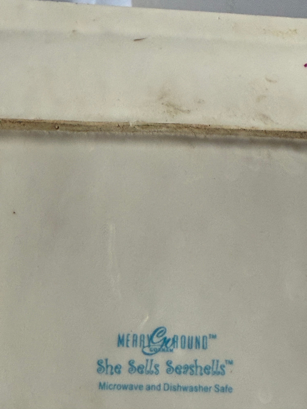Stripped Seashell Plate