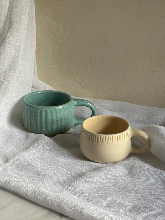 Pair of Handmade Ceramic Mugs