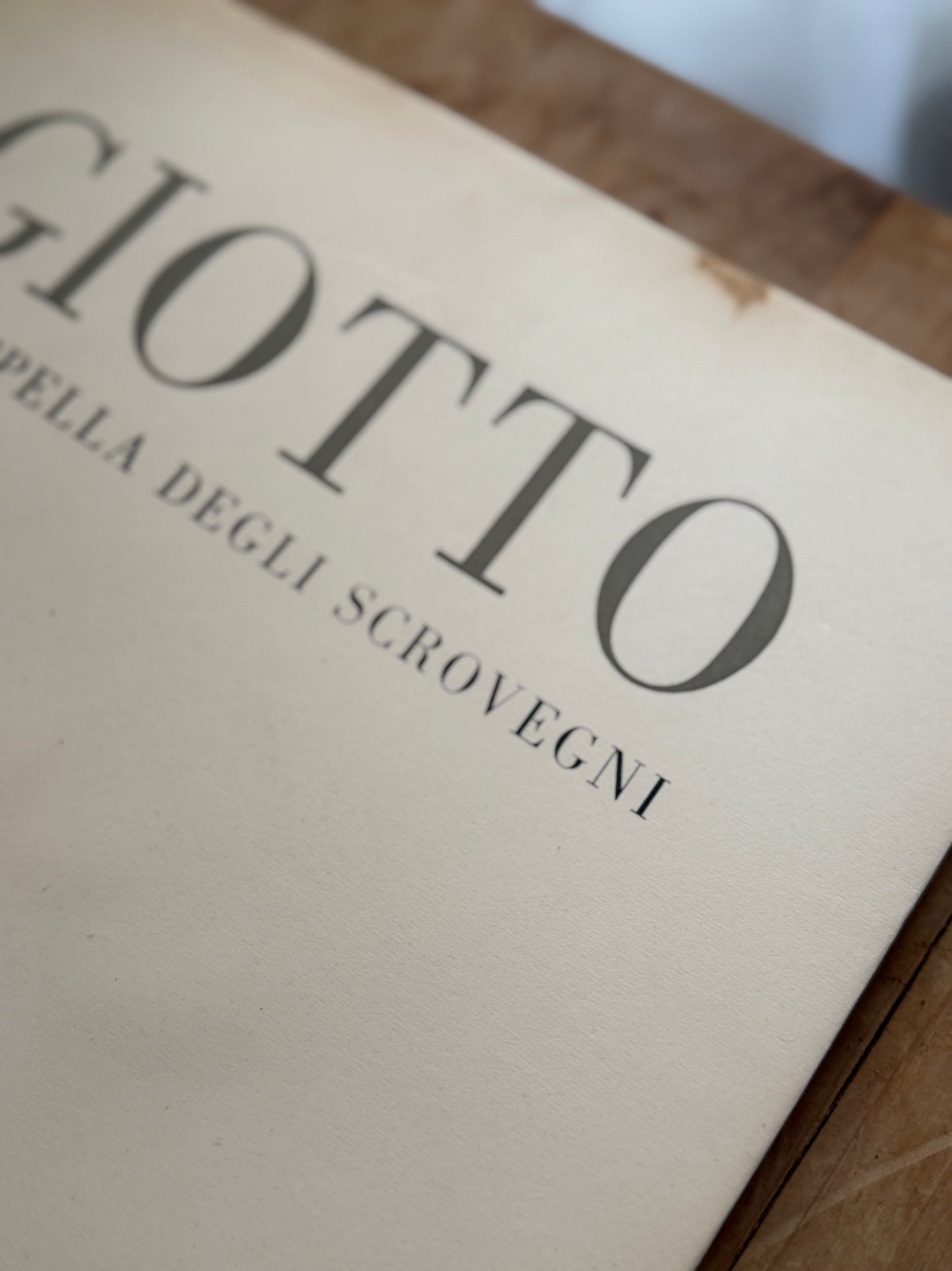 Italian Giotto Artist Book