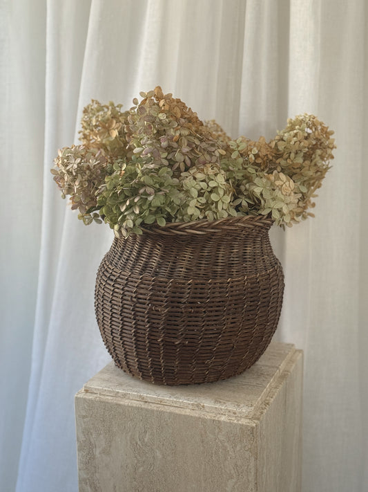 Vintage Wicker Vessel