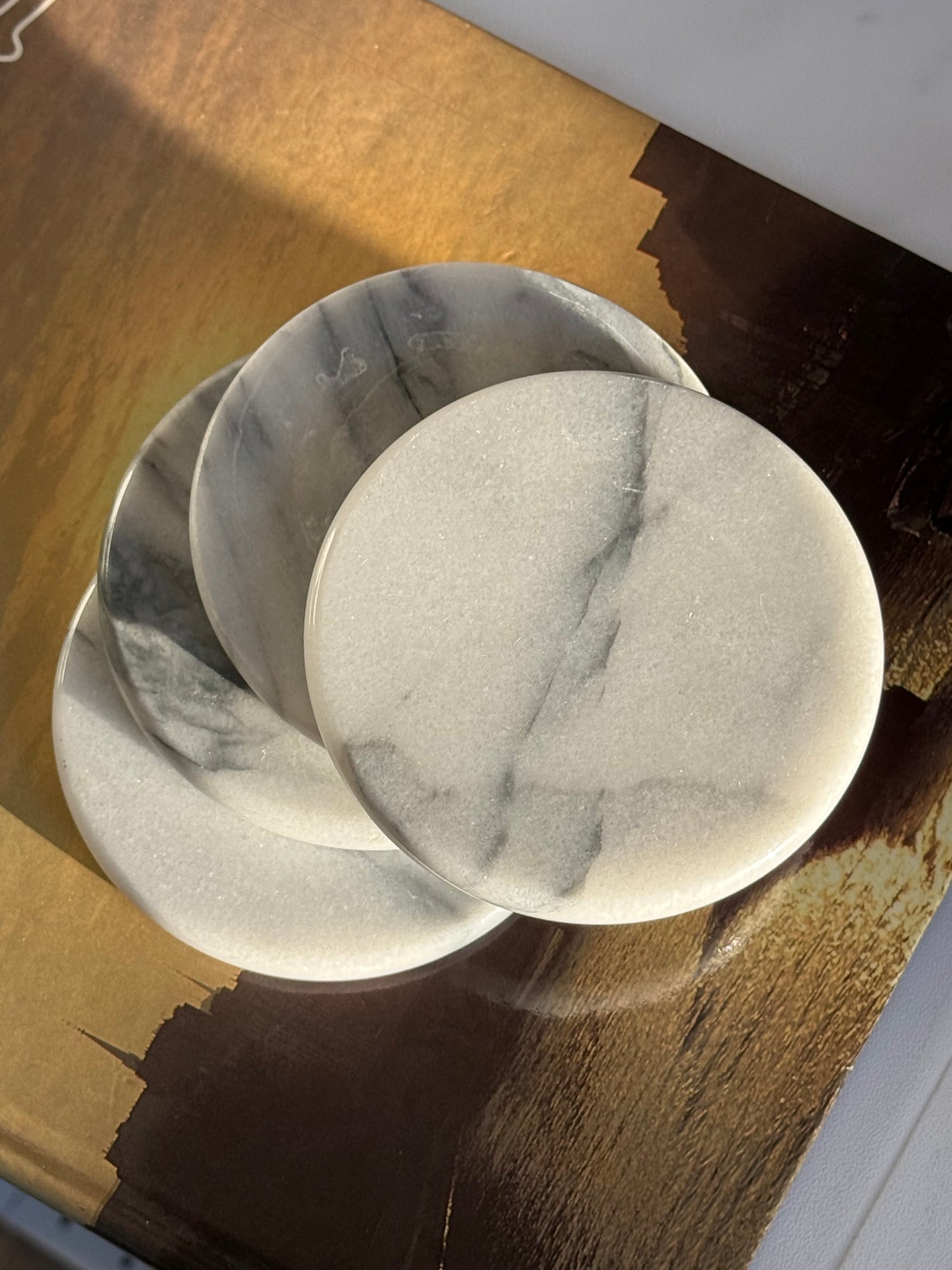 Set of 4 Marble Coasters