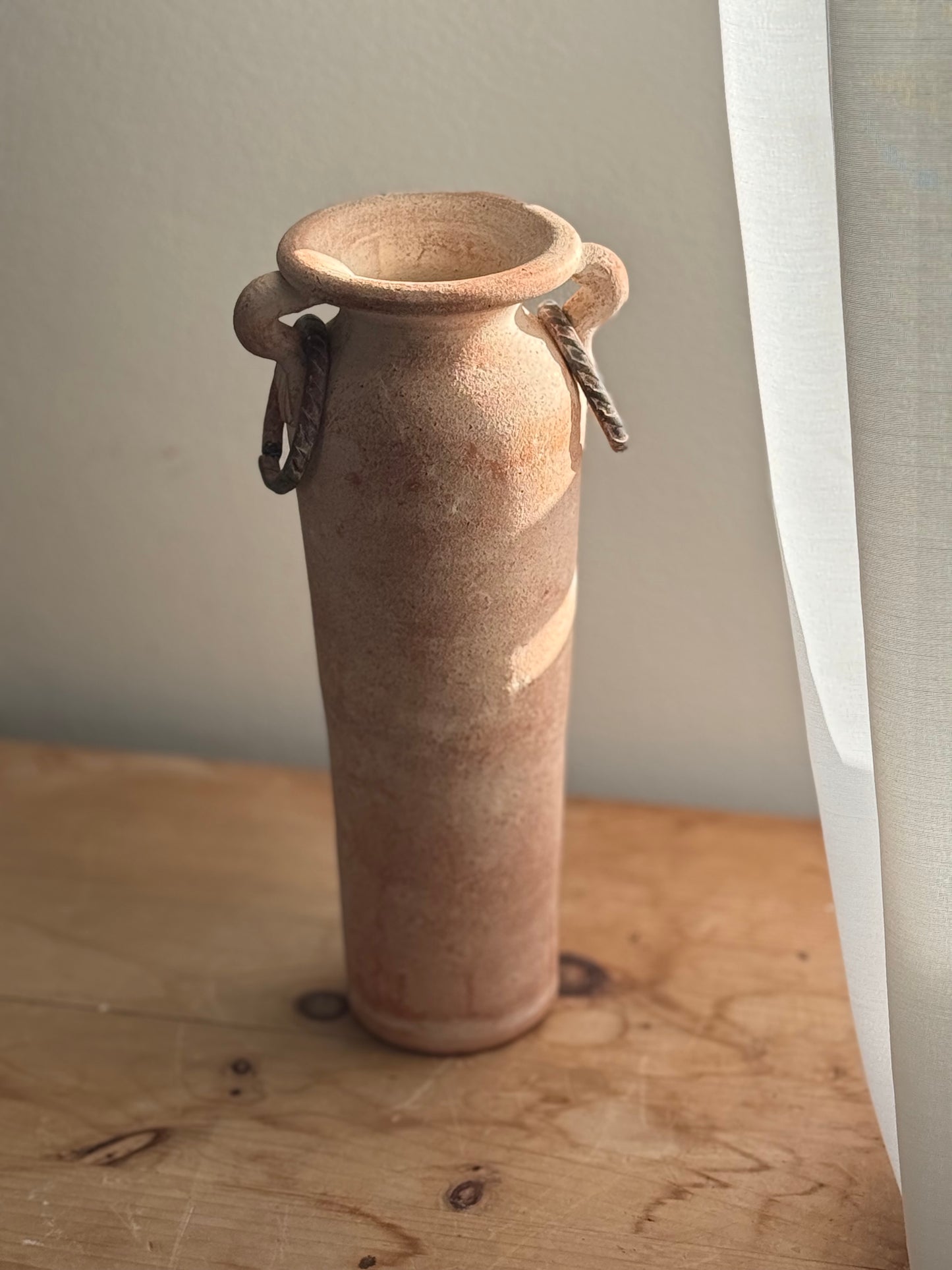 Terracotta Amphora Vase