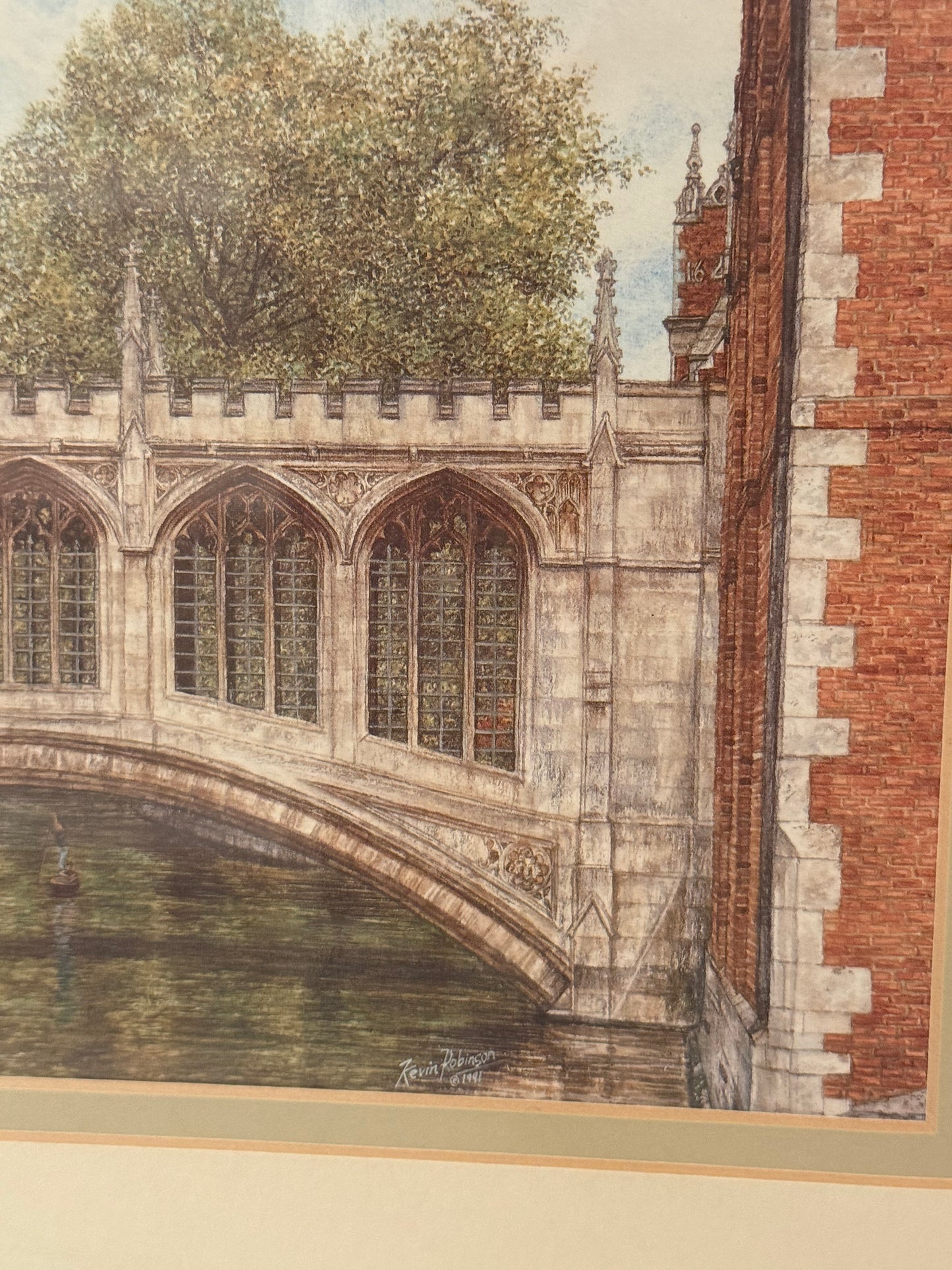 Cambridge Artwork In Vintage Frame